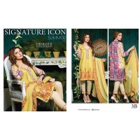 Signature Icon Vol 2 Eid Collection 2016-2017 Original - 03 Pcs Suite - 3B